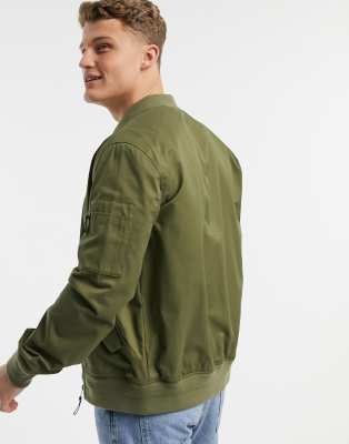 jack wills green bomber jacket