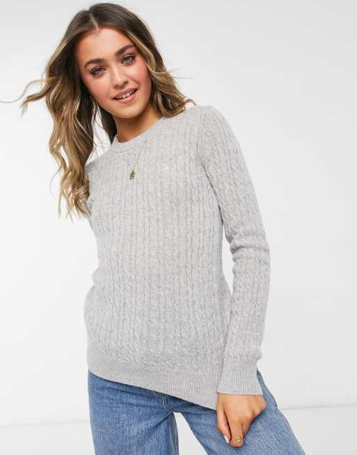 Jack wills grey store jumper womens