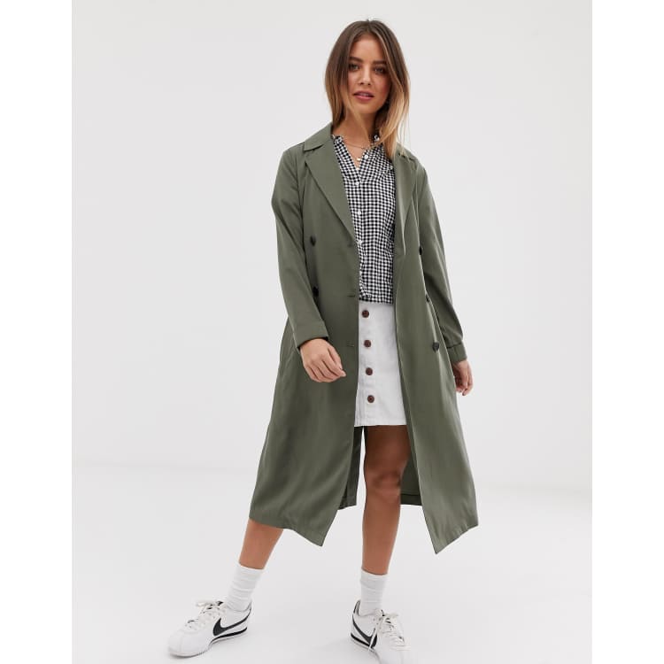 Jack wills navy trench on sale coat