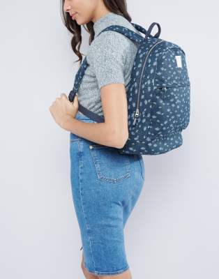 jack wills floral backpack