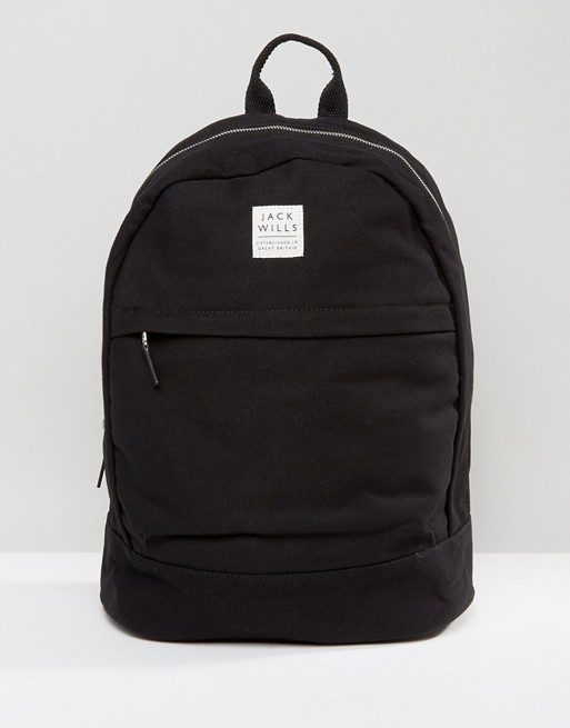 Jack Wills Portbury Backpack Black | ASOS