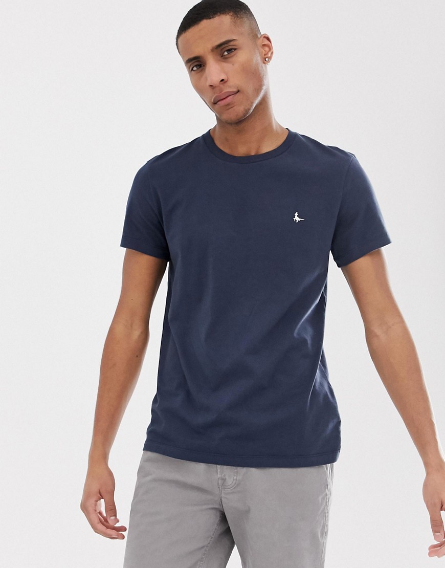 Jack Wills – Sandleford – Marinblå t-shirt med logga