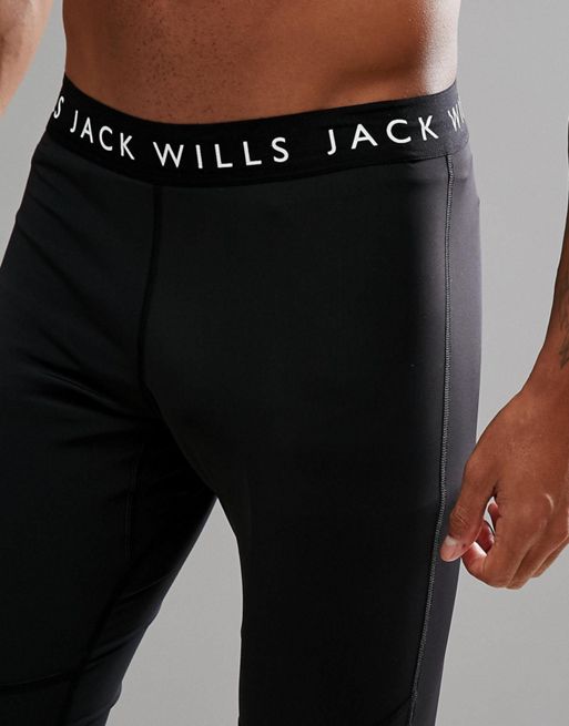 Jack Wills Sporting Goods Seacole Legging In Black