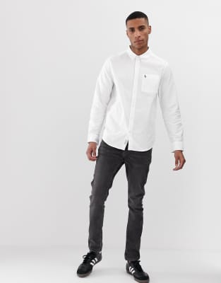 wadsworth slim fit plain oxford shirt