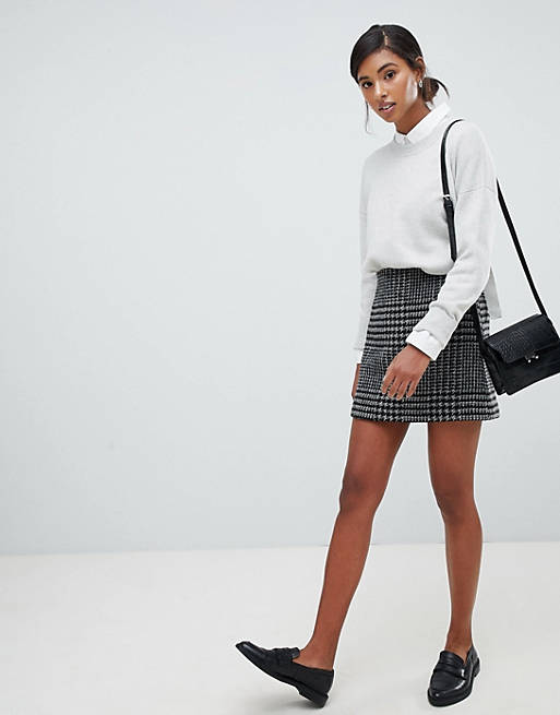Jack Wills wool blend mini skirt | ASOS
