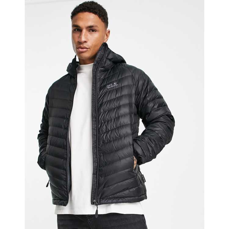 reparatie Bedankt Bachelor opleiding Jack Wolfskin Atmosphere puffer jacket in black | ASOS