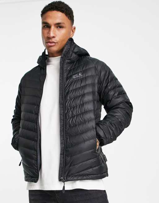 Jack wolfskin black store puffer jacket