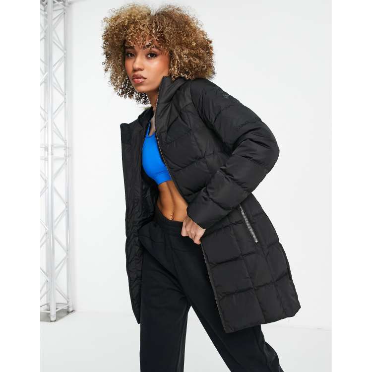 Pompeii Boos Verwoesten Jack Wolfskin Baffin Island long puffer jacket in black | ASOS