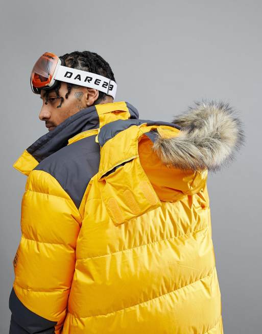 Jack wolfskin yellow store jacket