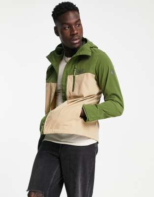 Jack Wolfskin Desert windbreaker jacket in khaki - ASOS Price Checker