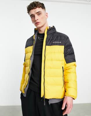 Jack Wolfskin DNA Tundra jacket in yellow