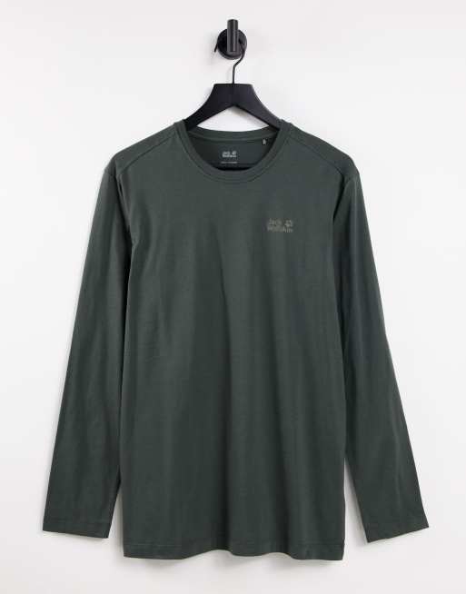 Jack Wolfskin Essential long sleeve t-shirt in green