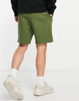 khaki sweat shorts