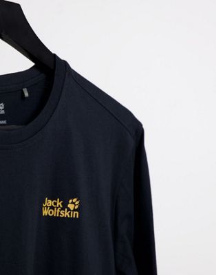 T-shirts et débardeurs Jack Wolfskin - Essential - T-shirt à manches longues - Noir