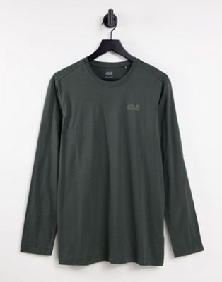 T-shirts et débardeurs Jack Wolfskin - Essential - T-shirt à manches longues - Vert