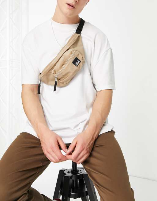 weten ozon zoon Jack Wolfskin fanny pack in beige | ASOS