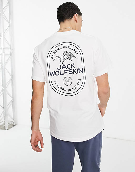 Jack Wolfskin – Freedom In – Vit t-shirt