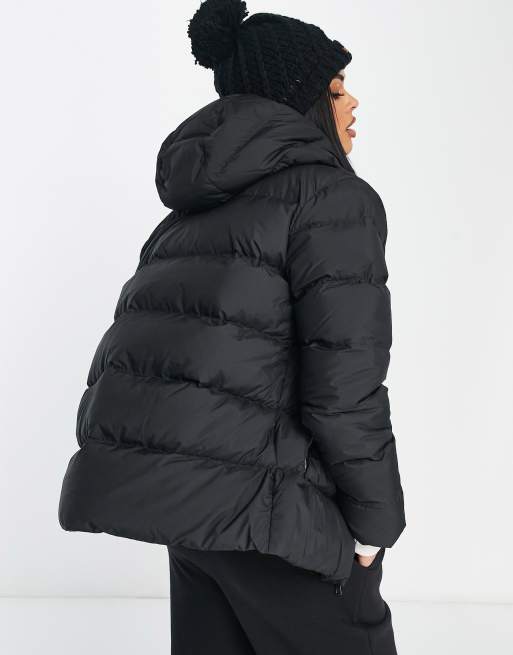 Jack Wolfskin – Frozen Palace – Wattierte Steppjacke mit Kapuze in Schwarz, 2 von 4