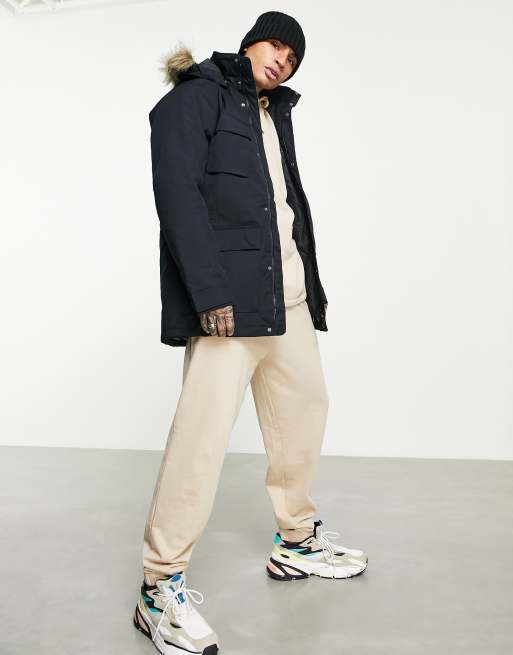 black in jacket parka Jack Canyon | Glacier Wolfskin ASOS