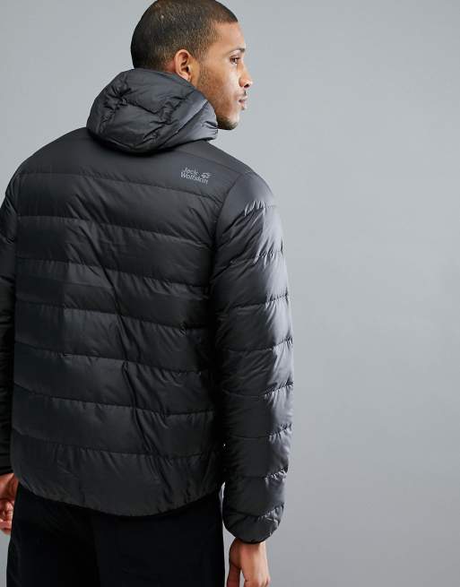 Jack wolfskin black puffer clearance jacket