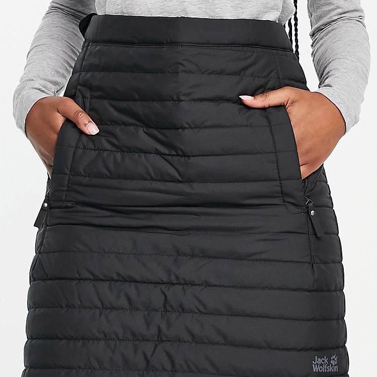 Jack Wolfskin Iceguard skirt in black | ASOS