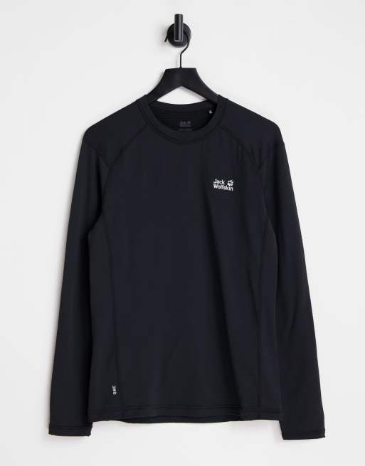 Jack Wolfskin - Infinite - T-shirt met lange mouwen in zwart