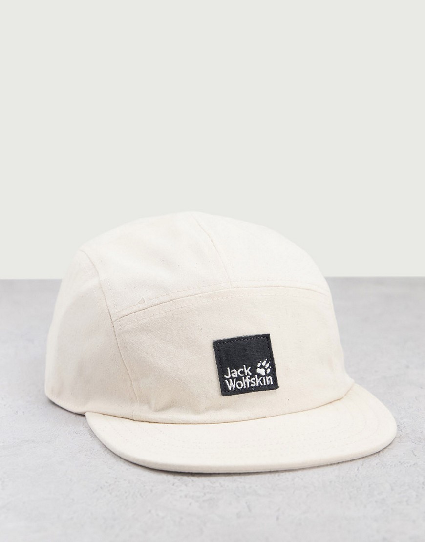 Jack Wolfskin Nature 5-panel cap in off-white-Neutral