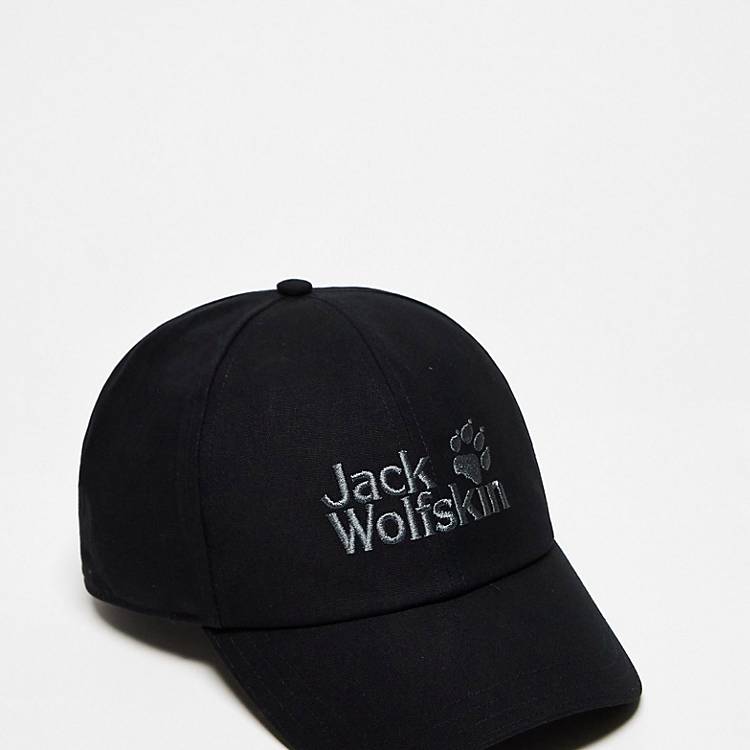 Jack Wolfskin paw logo baseball cap in black | Jordan X PSG Cap |  VolcanmtShops