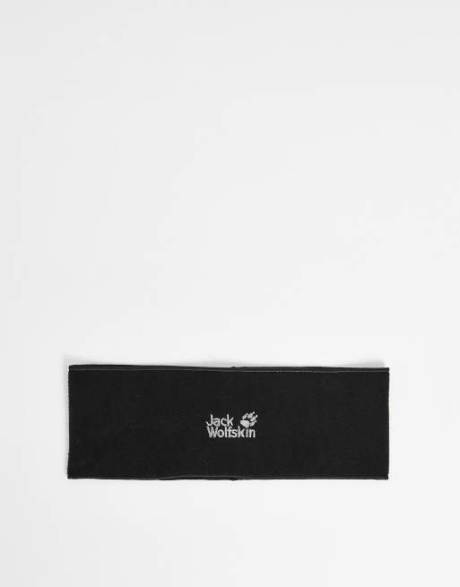 Jack Wolfskin – Real Stuff – Czarna opaska na głowę 