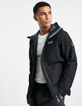 Nike zip-through hoodie woven tracksuit set in black | ASOS