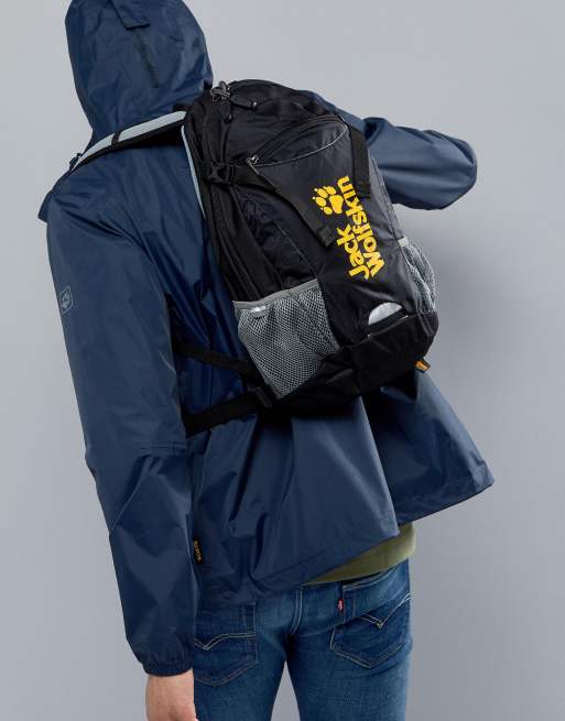 Afzonderlijk Occlusie titel Jack Wolfskin Velocity 12 rugzak in zwart | ASOS