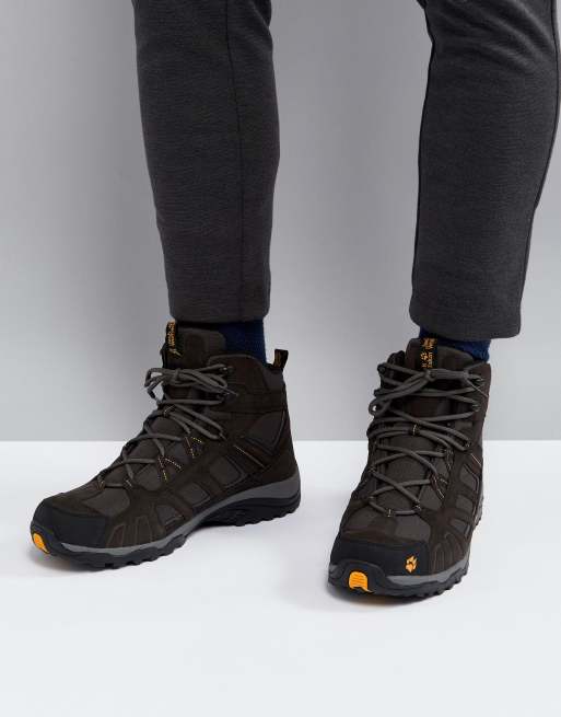 Springplank Emulatie begin Jack Wolfskin Vojo Hike Texapore Hiking Boot In Gray | ASOS