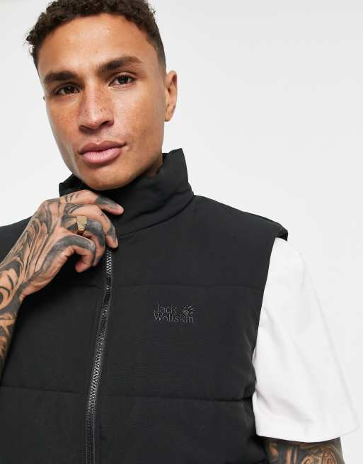 Jack Wolfskin - White Frost - Bodywarmer in zwart 