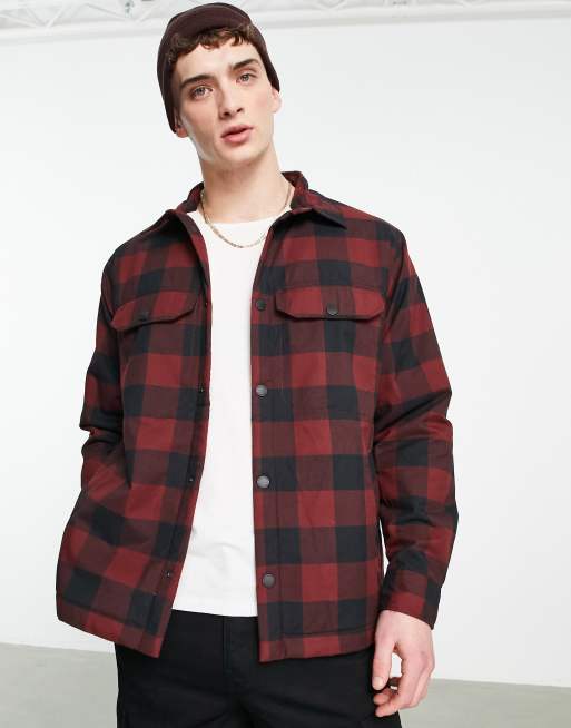 Jack Wolfskin – Whiteville – Czerwona koszula w kratkę 