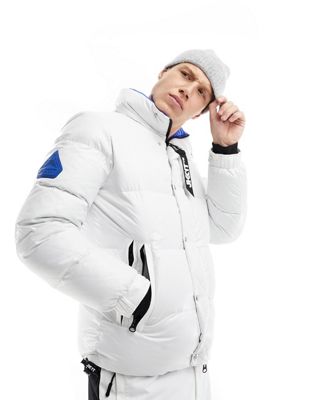 JACK1T EZ puffer down jacket in snow and glacial blue