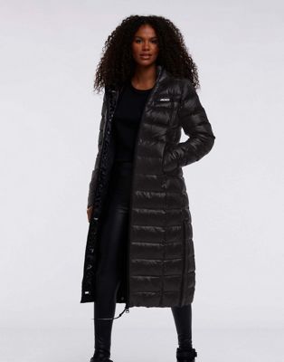 JACK1T R3D dry down extra long down jacket in black