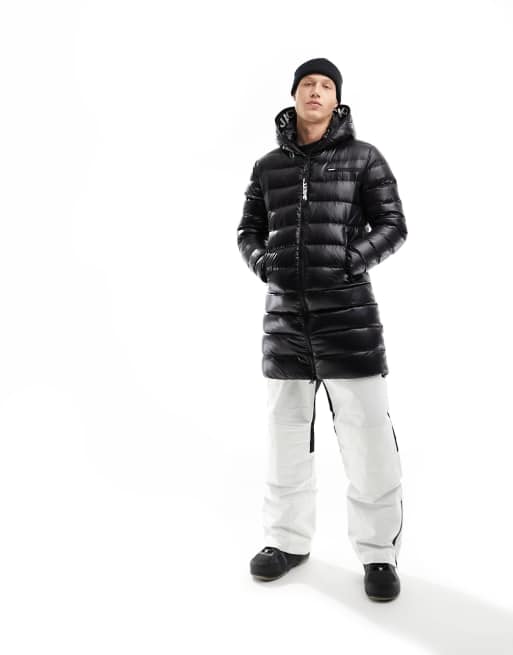 JACK1T R3D slick down coat in black