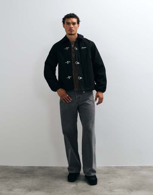 Jacke mit Verschluss in Schwarz, 2 von 5