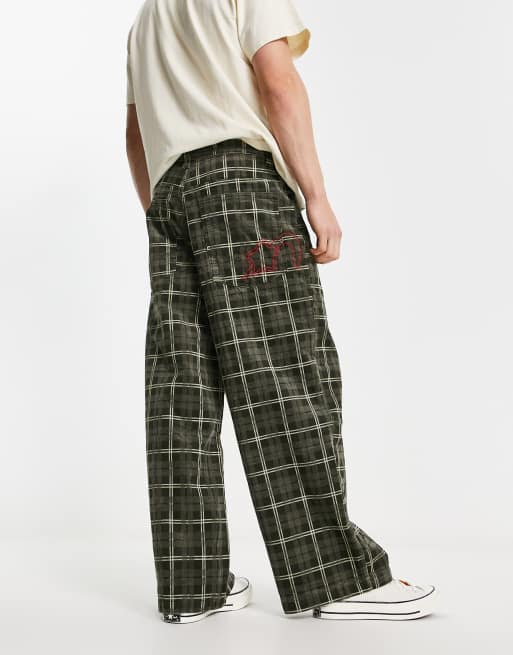 JADED LONDON Brooklyn Cord チェックワイドパンツ JADED LONDON Brooklyn Cord チェックワイドパンツ