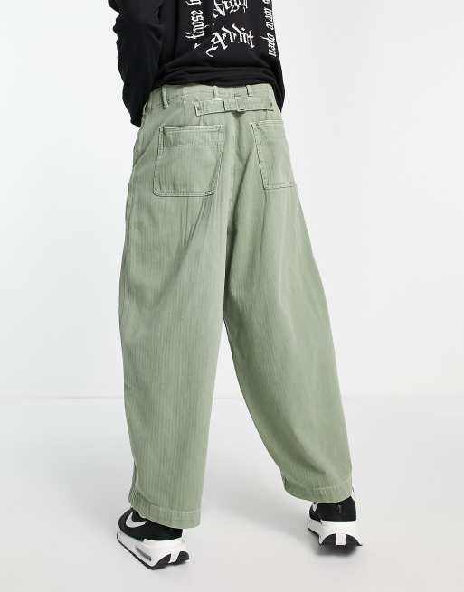 Khaki Balloon Pants