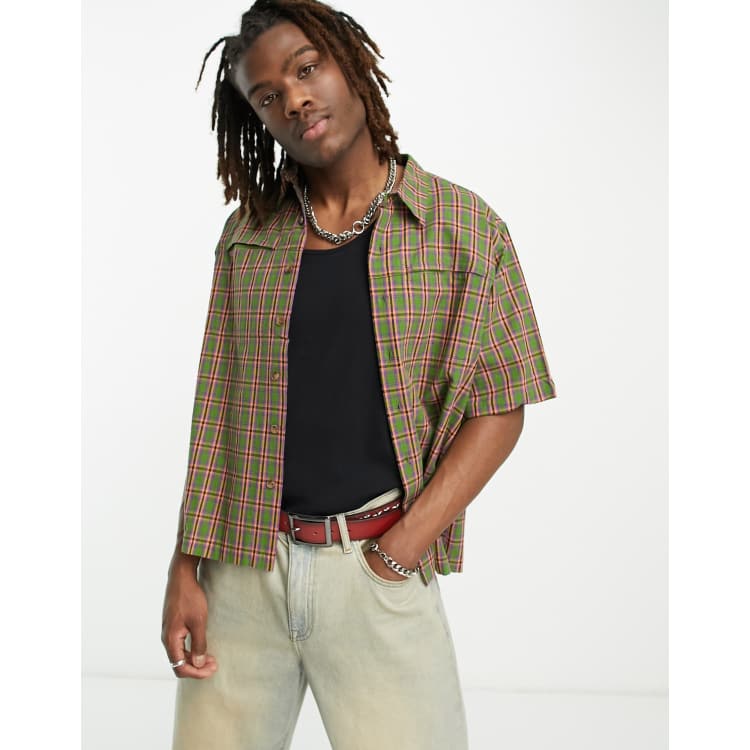 ★JADED LONDON UK★ Seized Flannel Shirt 0215382100007_000_b