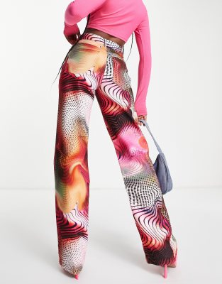 Jaded London boyfriend jeans in swirl 