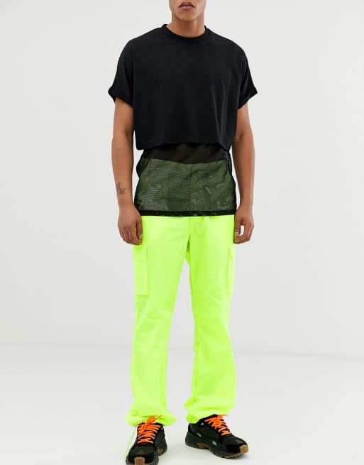 Jaded London Tech Pant in Yellow