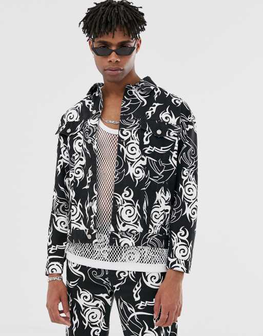 Jaded London co-ord in Y2K tattoo print | ASOS