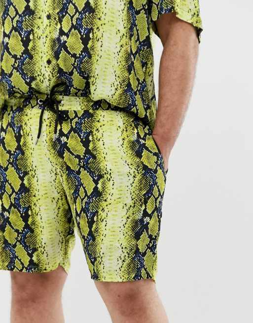 Snakeskin shorts clearance mens