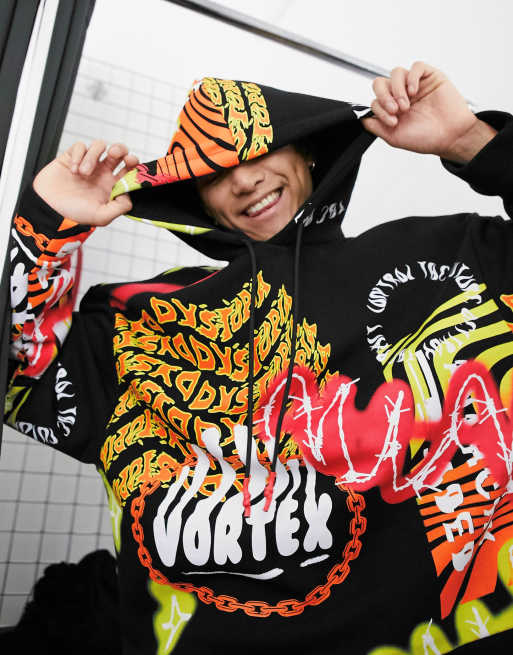 Graffiti discount print hoodie