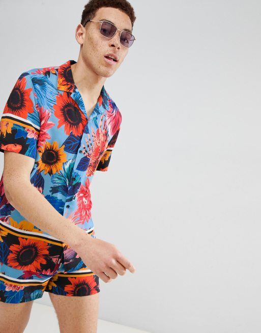 Jaded London – Festival-Set mit Fisch- und Blumenmuster, 2 von 3