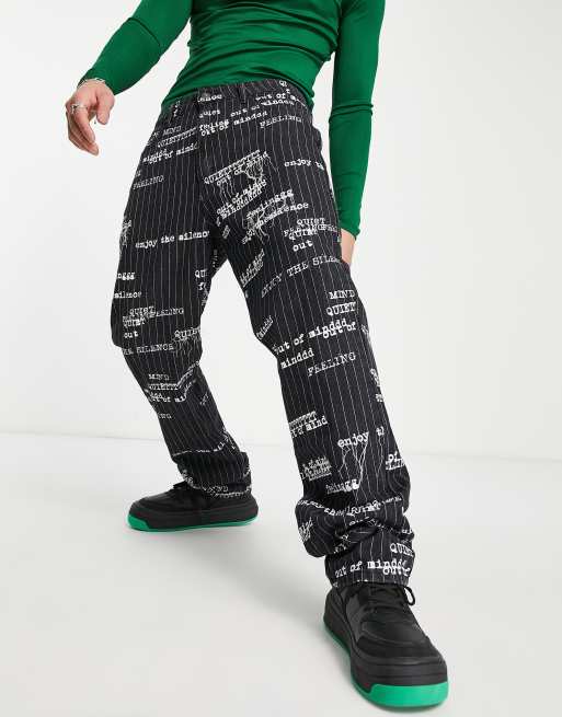 Pantaloni on sale con scritte