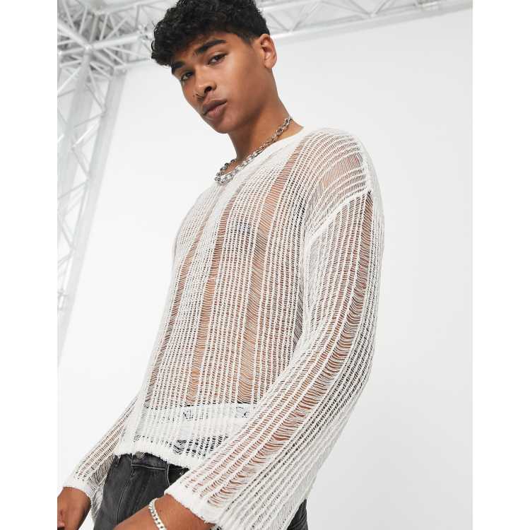 White Labyrinth Jumper