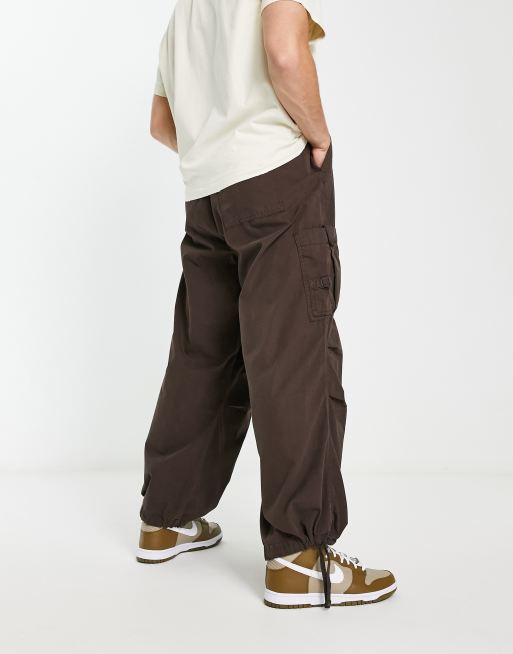 Jaded London – Oversize-Cargohose in Braun im Military-Look, 3 von 4